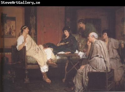 Alma-Tadema, Sir Lawrence Tibullus at Delia's (mk23)